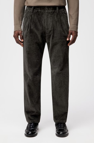 Hlače od rastezljivog pamučnog baršuna