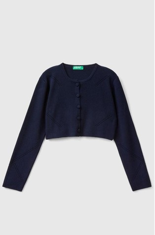 Kratak kardigan od mješavine viskoze