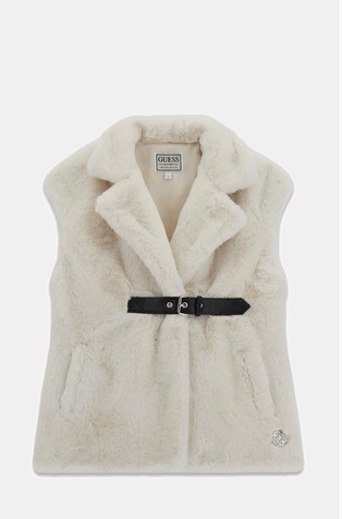 Faux fur vest