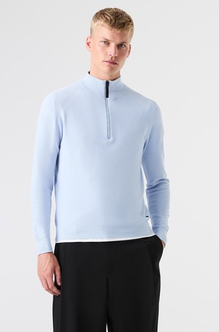 Bešavan 3D pleten pulover s djelomičnim kopčanjem