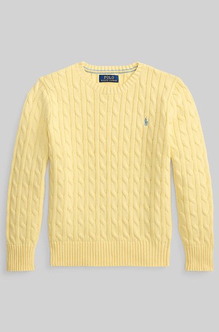 Strukturirano pleten pamučni pulover