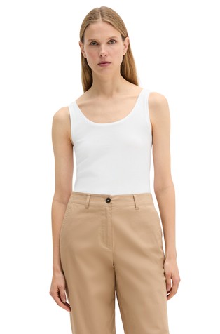 Slim tank top in jersey