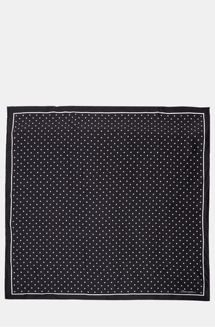 Svilena marama s mikro točkastim uzorkom