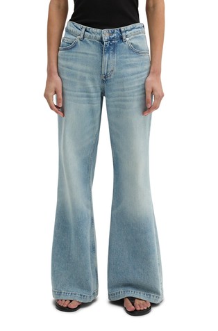 Flared high-rise jeans