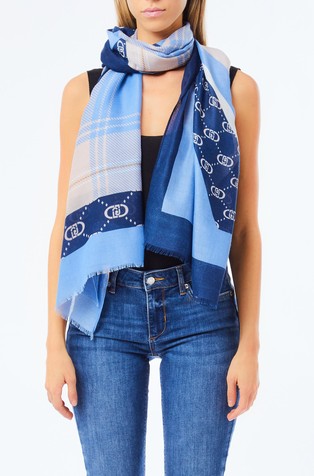 Šal s uzorkom logotipa