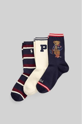Polo Bear Sock 3-pack