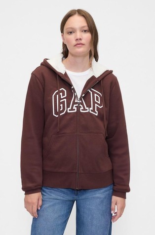 Gap logo ženski podstavljen hoodie