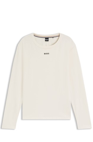 Regular fit logo gornji dio pidžame dugih rukava