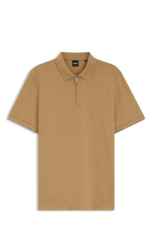Regular fit polo majica s djelomičnim kopčanjem