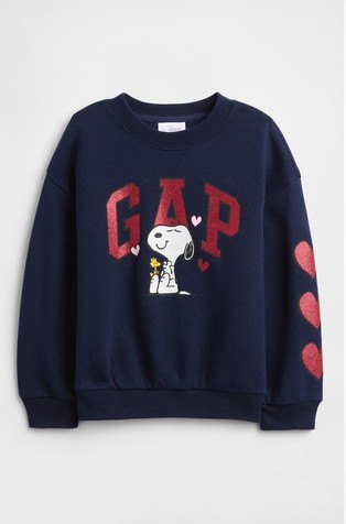 Snoopy Gap logo pulover za djecu djevojčice