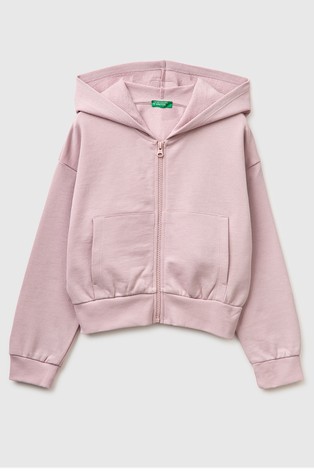 Oversized fit pamučni pulover s kapuljačom