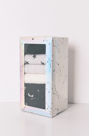 Paket od 6 pari čarapa s motivima zvijezda