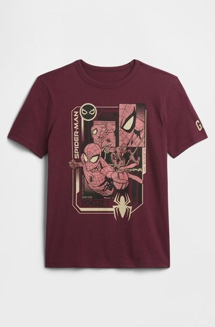 GapKids Marvel Spider-Man majica s otiskom