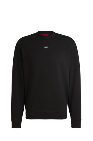 Pamučni pulover s frotirnom unutrašnjošću i otisnutim logotipom