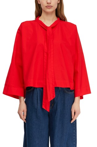 Pamučna bluza s mašnom