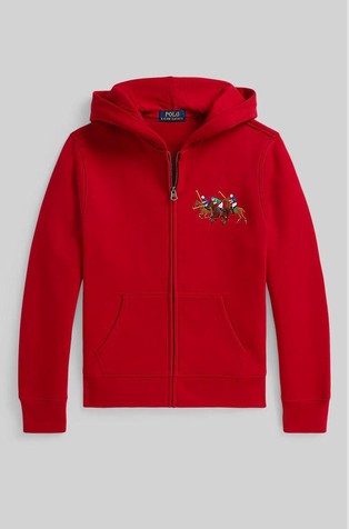 Pulover s kapuljačom i vezom