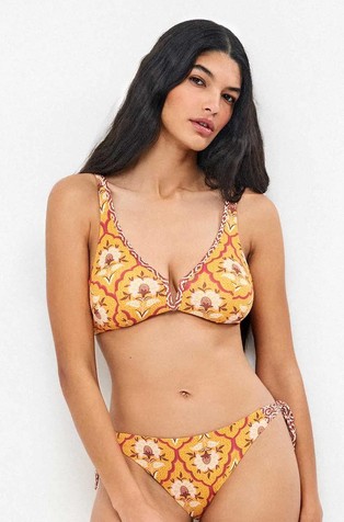 Obostran gornji dio kupaćeg kostima s uzorkom