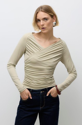 AWSOPHIA Top with crossed design