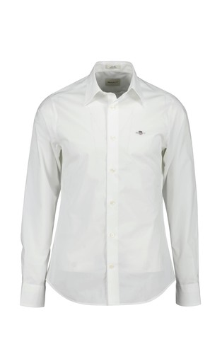 Slim Fit Stretch Poplin Shirt