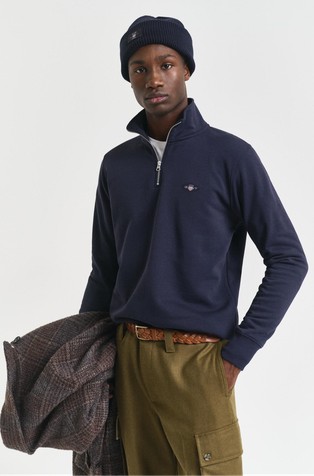 Pulover od mješavine pamuka s djelomičnim kopčanjem