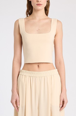 Art. 365 Viscose blend knit cropped top