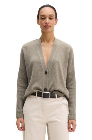 Oversized fit kardigan od janjeće vune