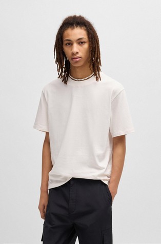 Relaxed fit pamučna logo majica kratkih rukava