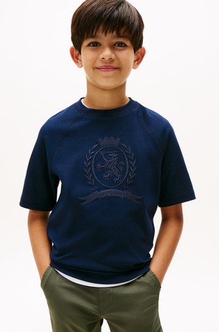 Pamučna majica s motivom grba odgovarajuće boje