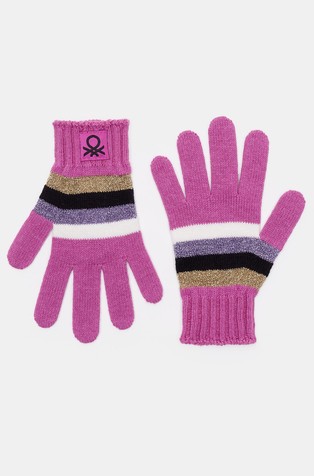 Rukavice s raznobojnim prugama