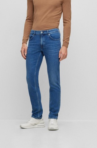 Regular fit jeans hlače od rastezljivog denima