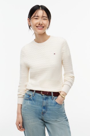 Cable Knit Cotton Jumper