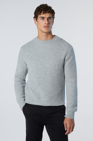 Pleten pulover od mješavine vune