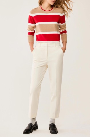 Slim fit chino hlače od mješavine pamuka