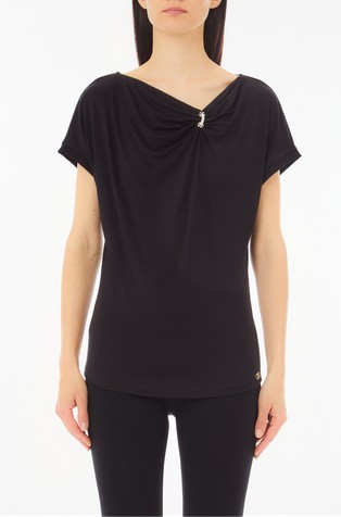 Viscose-blend T-shirt
