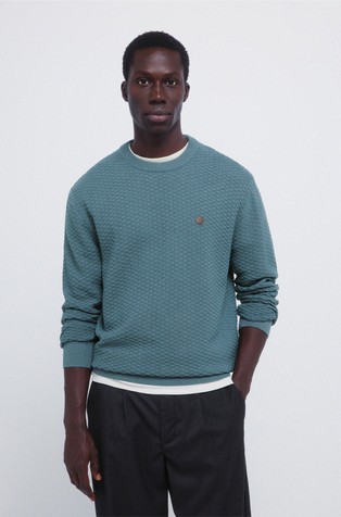 Pleten pulover od mješavine pamuka