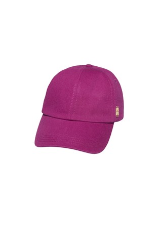 Logo cap in organic cotton twill