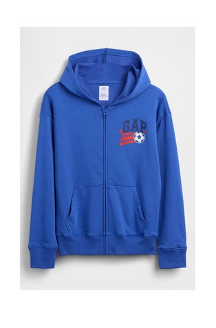 Relaxed hoodie s otiskom straga za dječake