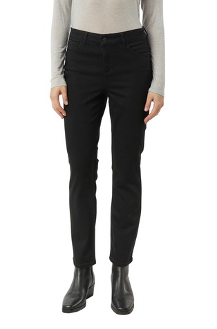 Slim fit jeans hlače s ukrasnim kamenčićima i skraćenom dužinom