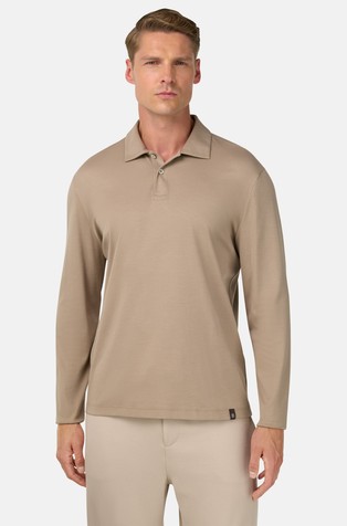 Polo majica dugih rukava od pima pamuka