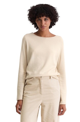 Slim fit knitted jumper in wool-blend