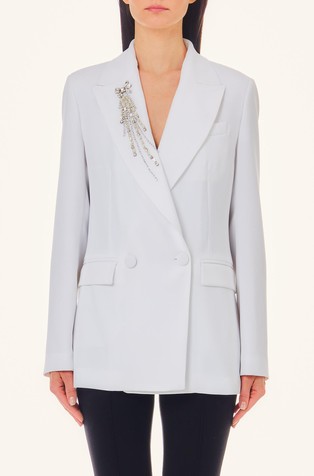 Sako s detaljem od ukrasnih kamenčića