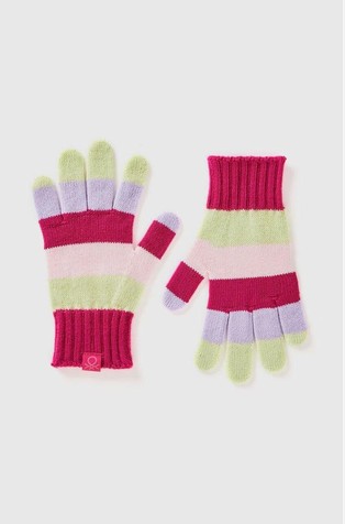 Pletene rukavice s prugastim uzorkom