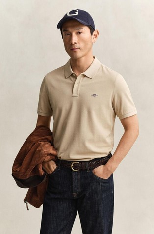 Regular fit piké polo majica s logotipom