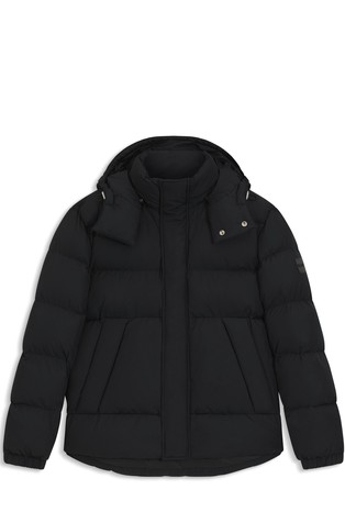 Vodoodbojna prošivena jakna s logo našivkom