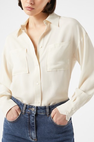 Košulja od mješavine sa svilom