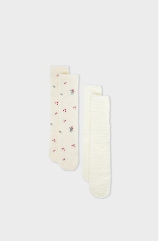 Meki paket od 2 para čupavih čarapa u poklon kutiji