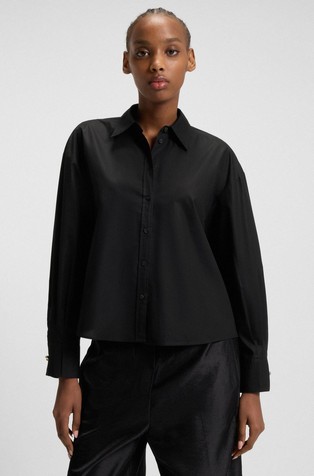 Regular fit košulja od pamučnog popelina