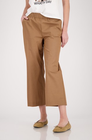 Culottes trousers in cotton-blend
