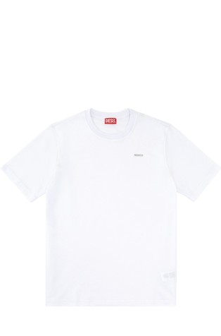 Cotton T-shirt with micro logo