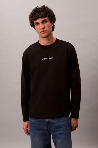 Relaxed fit logo majica dugih rukava